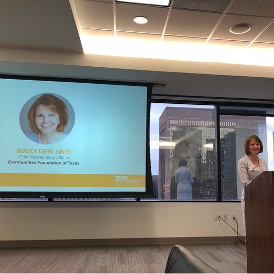 Dallas Regional Chamber Young Professionals “Get On Board” event features CFT’s Monica Egert Smith
