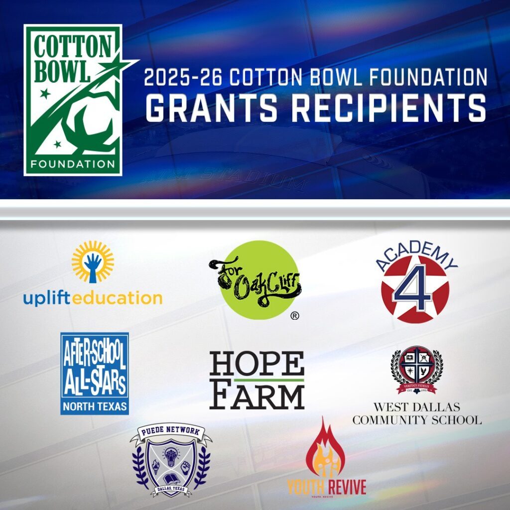 thumbnail 2025 Cotton Bowl Foundation Grants Recipients Graphic Instagram