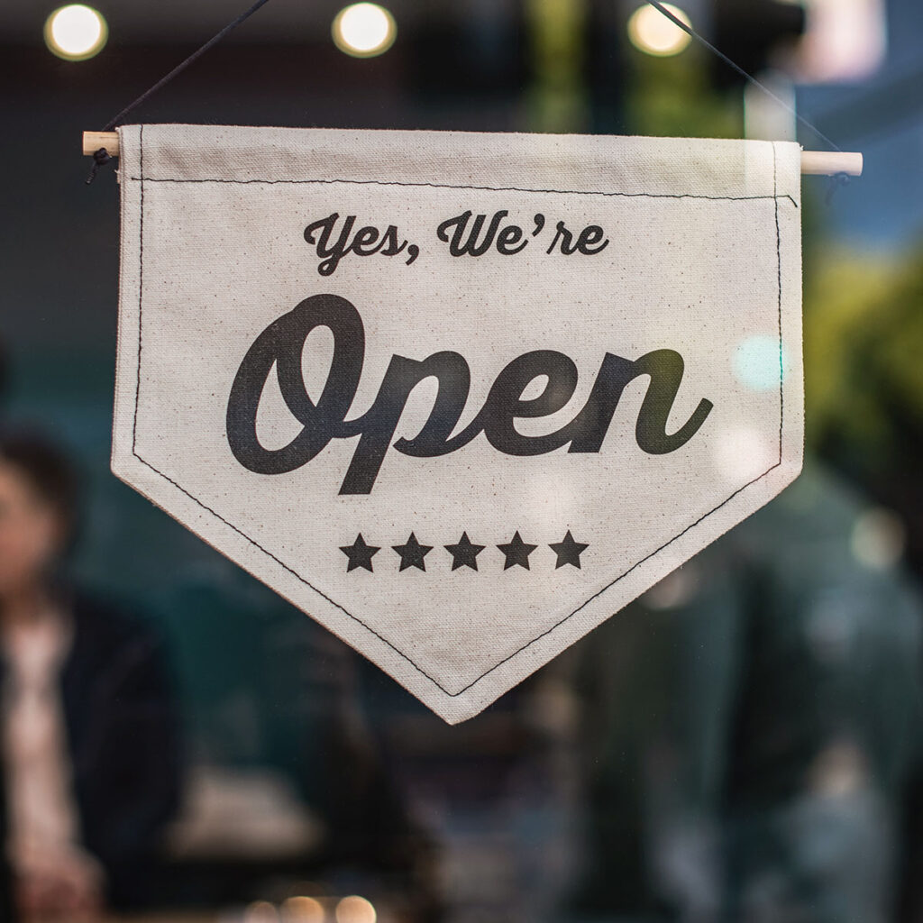 Open Sign