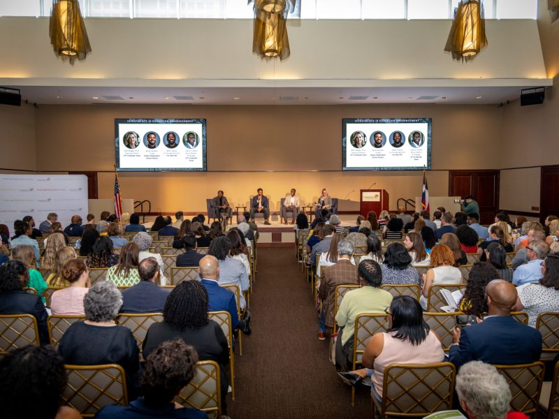 6/24/26 - (From left) Taylor Toynes (For Oak Cliff), Byron Sanders (Dallas ISD), Jason Green (CFT's Educate Texas) and Kerri Briggs, Ph.D. (CFT's Educate Texas)