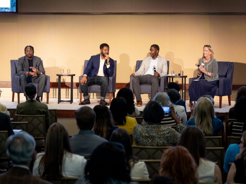 6/24/26 - (From left) Taylor Toynes (For Oak Cliff), Byron Sanders (Dallas ISD), Jason Green (CFT's Educate Texas) and Kerri Briggs, Ph.D. (CFT's Educate Texas)