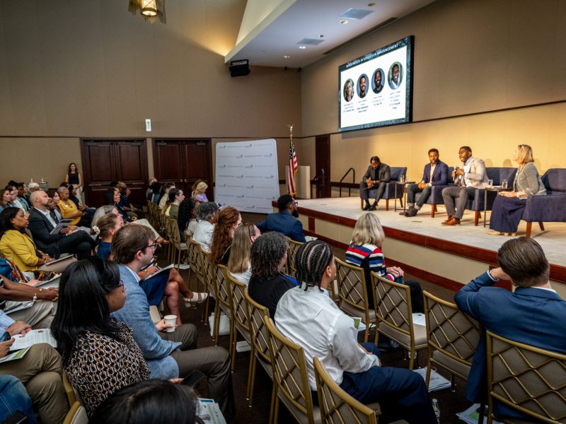 6/24/26 - (From left) Taylor Toynes (For Oak Cliff), Byron Sanders (Dallas ISD), Jason Green (CFT's Educate Texas) and Kerri Briggs, Ph.D. (CFT's Educate Texas)